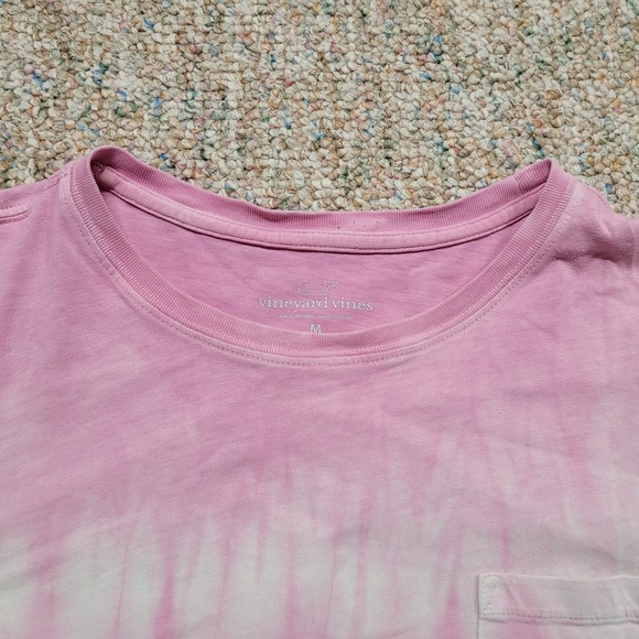 Vineyard Vines Shirt Men Medium Colorful Tie Dye Pullover Long Sleeve Whale Logo - Picture 2 of 16